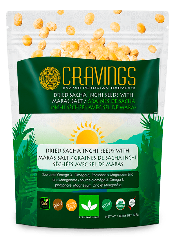 Dried Sacha Inchi Seeds with Maras Salt