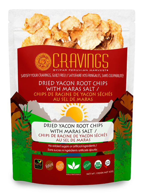 Dried Yacon Root Chips with Maras Salt