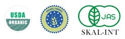 Organic certification logos for yacon